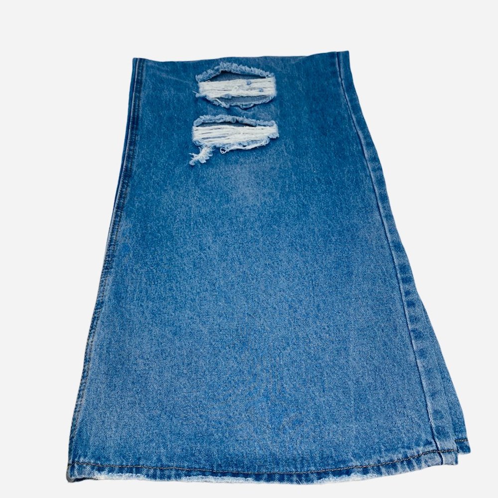 Madden Girl Maya Baggy Jeans Med Wash 28 NWT - Picture 13 of 14